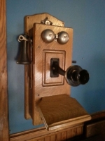 Telephone. Made by Leich Electric Co., Genoa, IL from 1910-1927.