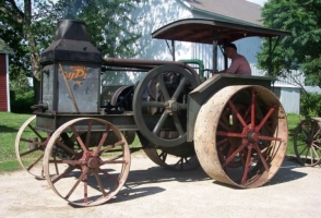 Advance-Rumely OilPull, model G, 20/40 farm tractor, donated by Robert Forbess.
